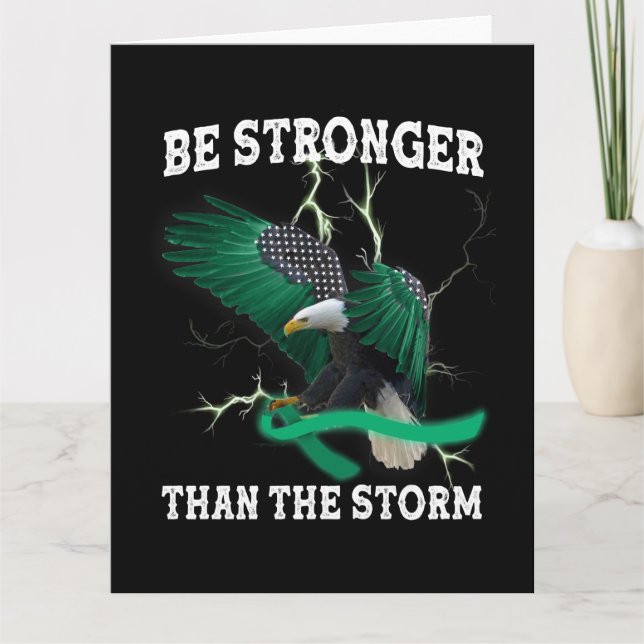 Psykisk medvetenhet om psykisk hälsa Eagle bryter  Kort (Framsida)