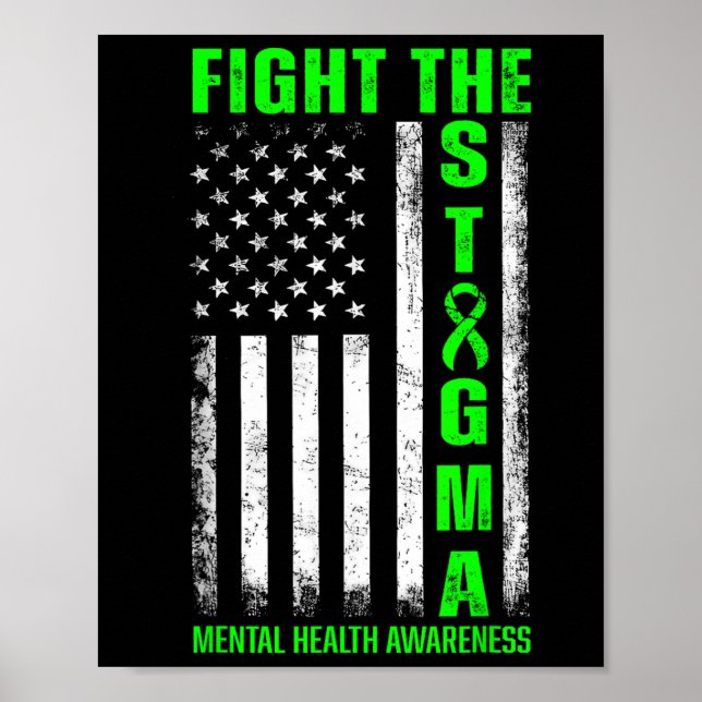 Psykisk medvetenhet om psykisk hälsa i kampen mot  poster (Framsidan)