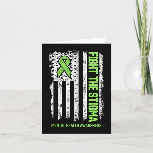 Psykisk medvetenhet om psykisk hälsa Kamp mot Stig Kort (Framsida)