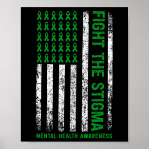 Psykisk medvetenhet om psykisk hälsa poster