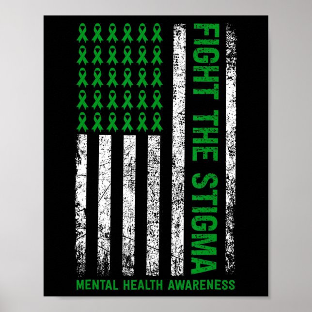 Psykisk medvetenhet om psykisk hälsa poster (Framsidan)
