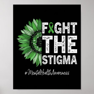 Psykisk medvetenhet om psykisk hälsa poster