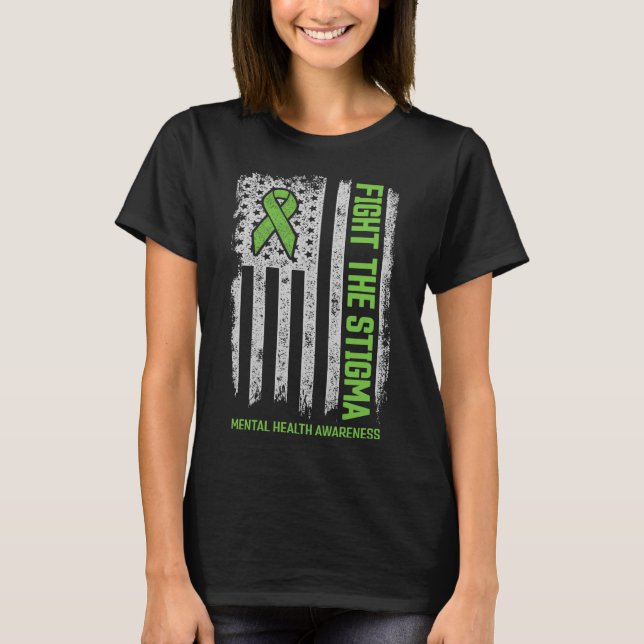 Psykisk medvetenhet om psykisk hälsa t shirt (Framsida)