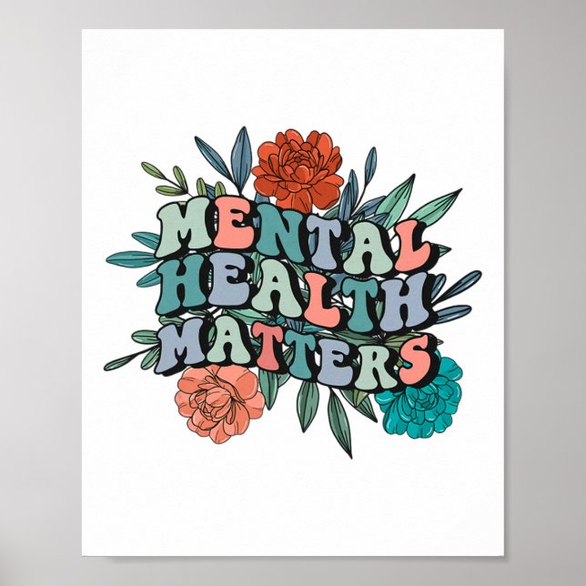 Psykisk medvetenhet Psykiska hälsoproblem Groovy F Poster (Framsidan)