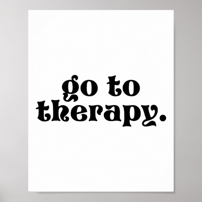 Psykisk Roligt vid terapi Fråga 1 Poster (Framsidan)