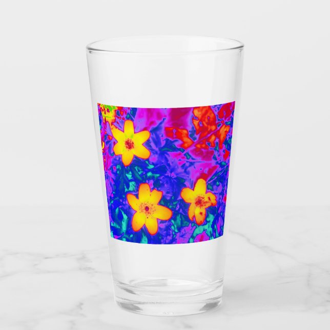 Psykiska blommor 4 glaskopp (Framsida)