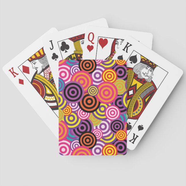 Psykiska cirklar spelar kort casinokort (Baksidan)