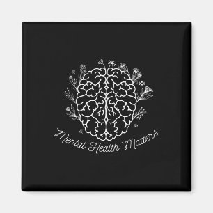 Psykiska hälsofrågor Gift Human Brain Sjukdom Awa Magnet