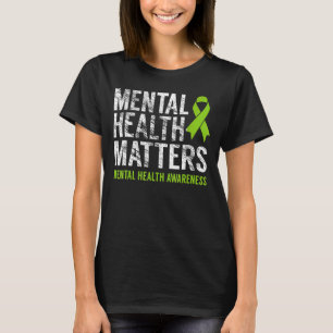 Psykiska hälsofrågor Manar Kvinnor i psykisk  T Shirt
