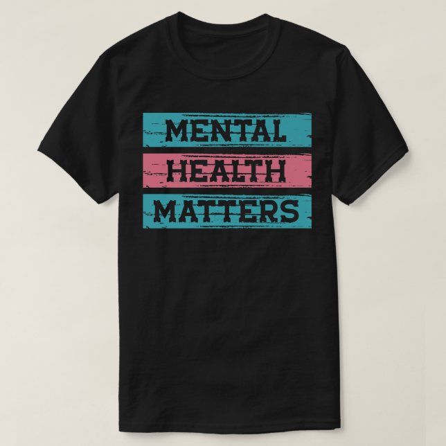 Psykiska hälsofrågor - Medvetenhet om Brain Sjukdo T Shirt (Design framsida)