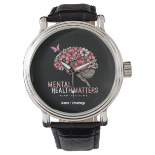 Psykiska hälsofrågor Stigma, ökad medvetenhet Armbandsur