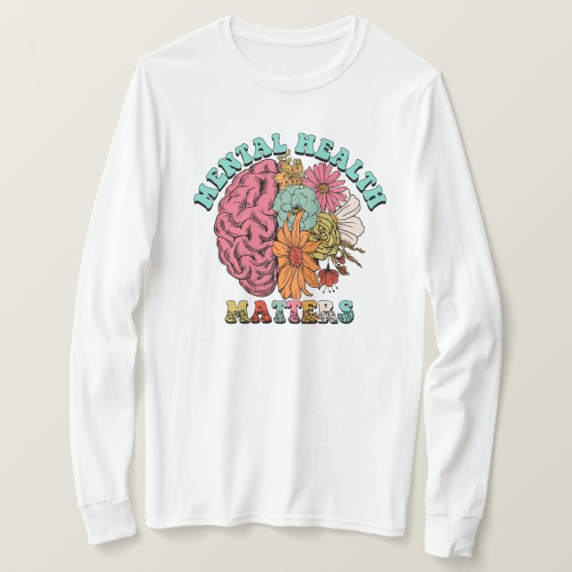 Psykiska hälsofrågor t shirt (Design framsida)