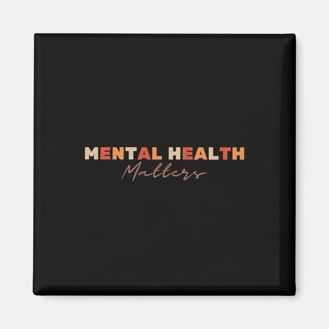 Psykiska hälsoproblem Depression Suicide Awarenes Magnet (Framsidan)