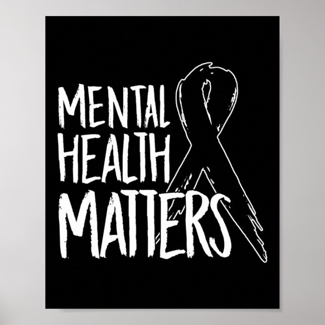 Psykiska hälsoproblem Design Suicide for Awarenes Poster (Framsidan)