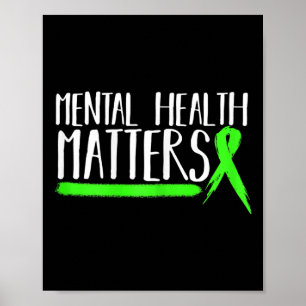 Psykiska hälsoproblem för psykisk hälsa poster