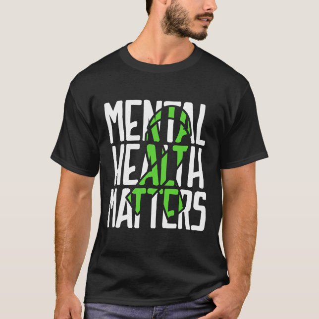 Psykiska hälsoproblem Kamp mot psykisk hälsa hos t Shirt (Framsida)