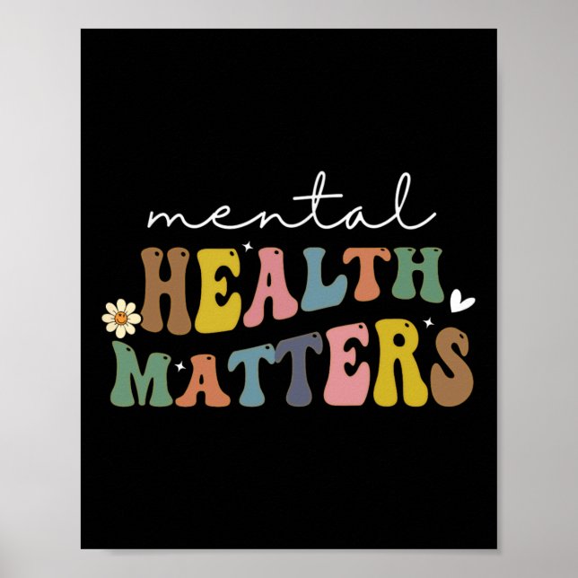 Psykiska hälsoproblem Människobin Sjukdom Awarene Poster (Framsidan)