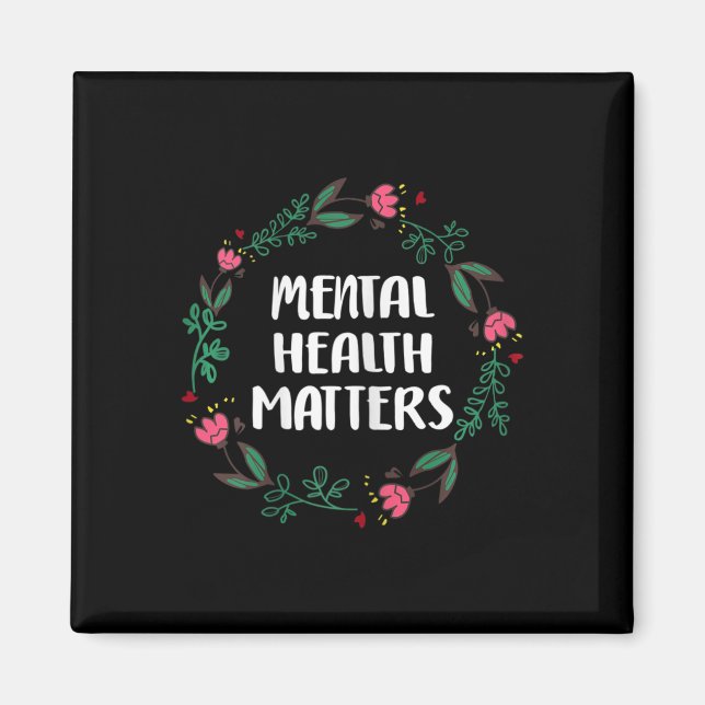 Psykiska hälsoproblem Medvetenhet Förebyggande av  Magnet (Framsidan)