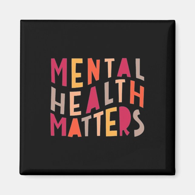 Psykiska hälsoproblem Motivering Magnet (Framsidan)