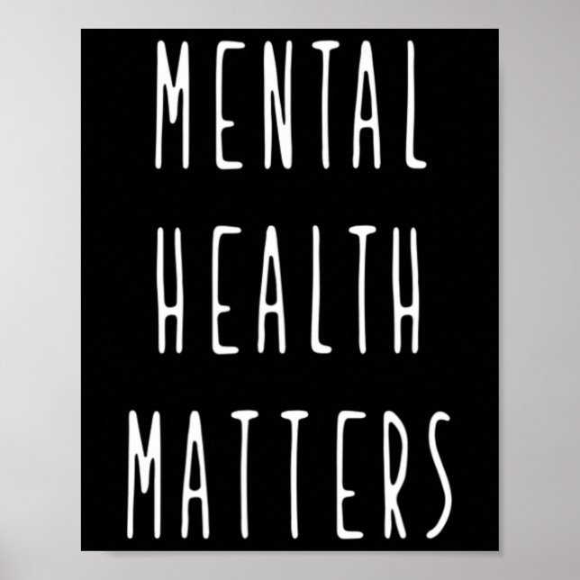 Psykiska hälsoproblem Ökad medvetenhet om psykisk  Poster (Framsidan)