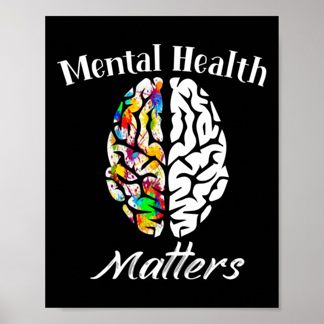 Psykiska hälsoproblem sätter stopp för psykisk häl poster (Framsidan)