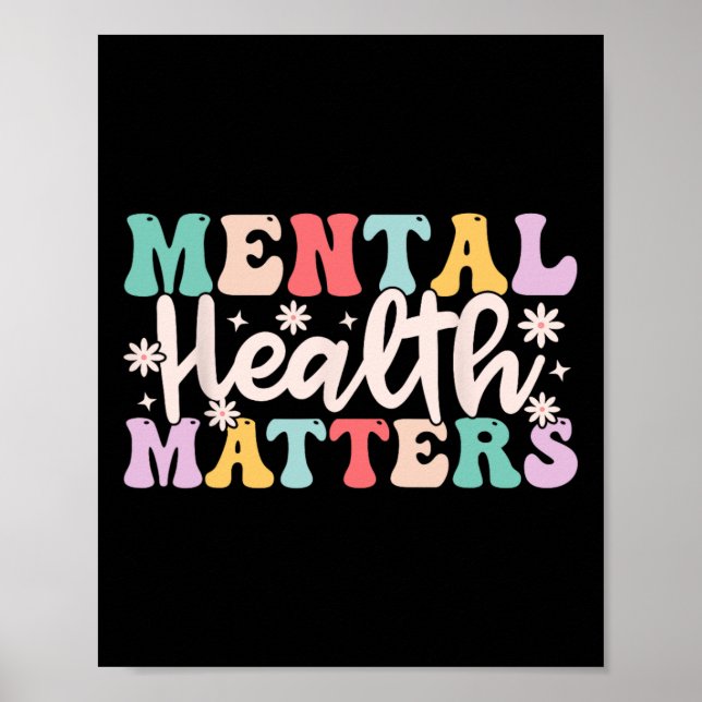 Psykiska hälsoproblem stoppar Stigma 1 Poster (Framsidan)