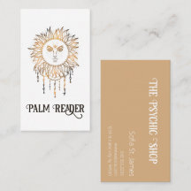 Psykiska Handflatan-läsare av Tarot Card-läsare