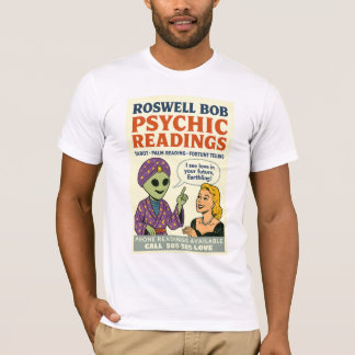 Psykiska läsningar Blonde Woman Roswell Utomjordin T Shirt