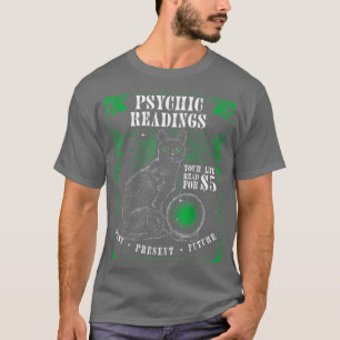 Psykiska läsningar Cat Fortune Teller Andlig Read T Shirt