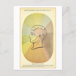 Psykiska Ljus och Färg Anatomidiagram Vykort