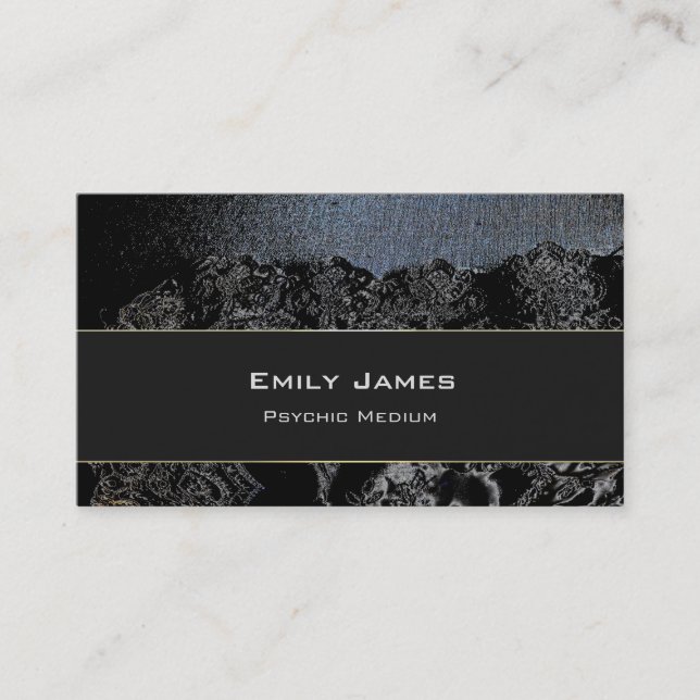 Psykiska medelandlighetvisitkortar visitkort (Framsida)