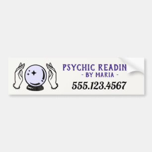 Psykiska Medium Crystal Boll Bildekal