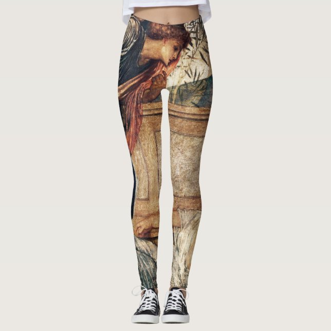 Psykiska och psykiska preRaphaelite målning Kvinno Leggings (Framsida)