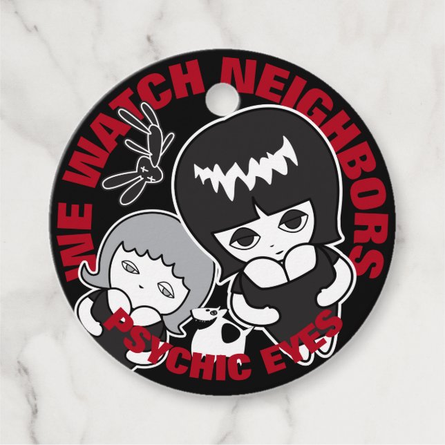 Psykiska Ögon Gåvor Etiketter (Framsida)