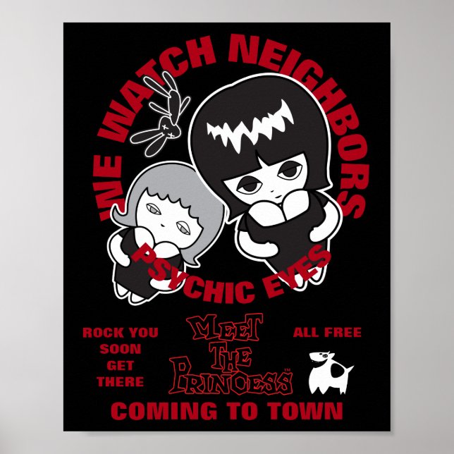 Psykiska Ögon Live Poster (Framsidan)