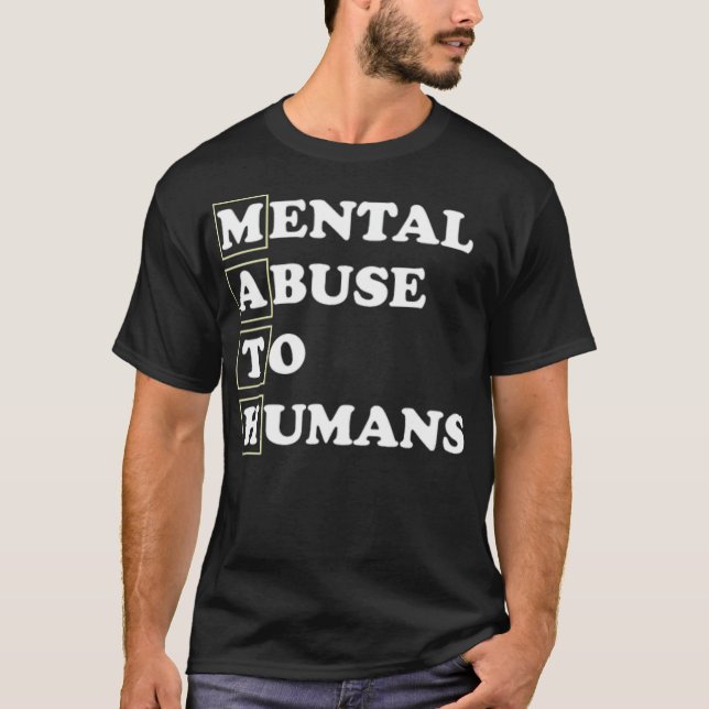 Psykiska övergrepp mot mänskligt liv t shirt (Framsida)