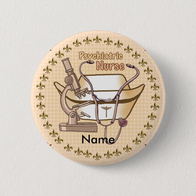 Psykiska sjuksköterskepstift knapp (Framsida)