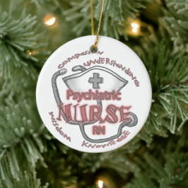 Psykiska sjuksköterskor Axiom Julgransprydnad Keramik