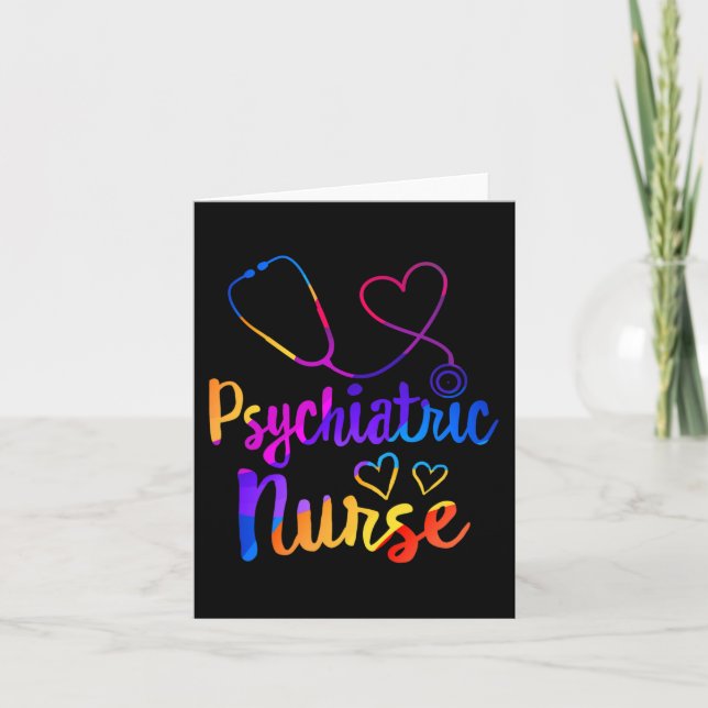Psykiska sjuksköterskor Vecka RN Mental Health Nur Kort (Framsida)