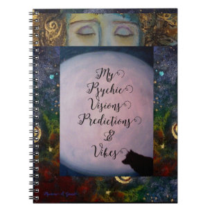 Psykiska visioner Medium Clairvoyant Maureen Girar Anteckningsbok
