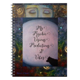 Psykiska visioner Medium Clairvoyant Maureen Girar Anteckningsbok