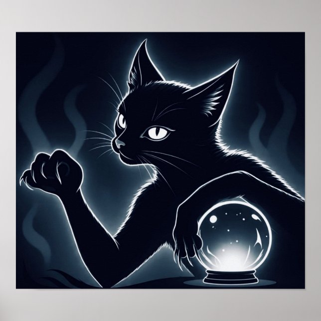 PsykiskSvartKatt Poster (Framsidan)