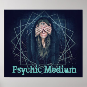 Psykiskt medelstort Poster premiumarbetsyta (glans