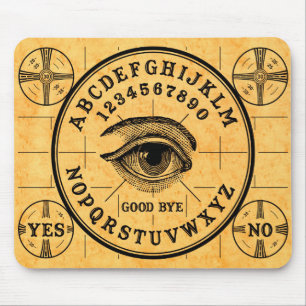 Psykiskt ögasamtal stiger ombord Mousepad Musmatta