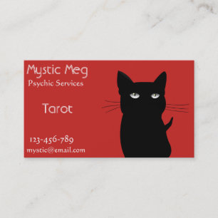Psykiskt tarot, ny ålder för förmögenhetkassö visitkort