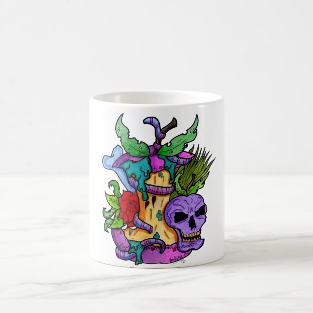 Psyko-Daizie Poison Apple Mug Kaffemugg (Center)