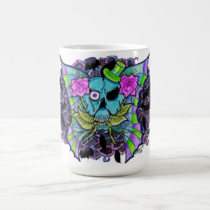 Psyko-Daizie Skull & Roses Mugg