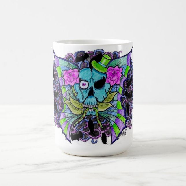 Psyko-Daizie Skull & Roses Mugg (Center)