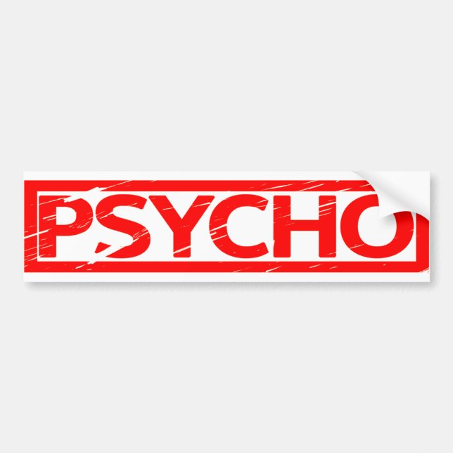 Psyko Stämpel Bildekal (Framsidan)