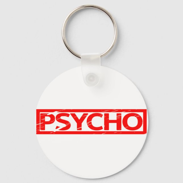 Psyko Stämpel Nyckelring (Framsida)